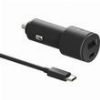 MOTOROLA SJV102 ΜΑΥΡΟΣ ΤΑΧΥΦΟΡΤΙΣΤΗΣ ΑΥΤΟΚΙΝΗΤΟΥ ΜΕ 2XUSB ΤYPE-C PD 2.0 ΤYPE-A QC 3.0 & ΚΑΛΩΔΙΟ