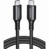 UGREEN CHARGING CABLE 60W US567 TYPE-C/TYPE-C BLACK 1M 15373