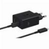 SAMSUNG WALL CHARGER 50W 2X TYPE-C+ TYPE-C CABLE BLACK EP-T5020XB