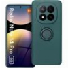SILICONE RING CASE FOR XIAOMI REDMI NOTE 14 PRO 5G GREEN