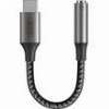 XO NB-R257C ΚΑΛΩΔΙΟ-ΑΝΤΑΠΤΟΡΑΣ USB HIGH-SPEED TYPE-C ΑΡΣ. - 3.5MM ΘΗΛ. 0.13M ΣΕ ΓΚΡΙ ΧΡΩΜΑ
