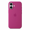 APPLE IPHONE 16 FUCHSIA SILICONE CASE WITH MAGSAFE MYY53