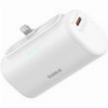 BASEUS COMPACT POWERBANK 5000MAH 20W TYPE-C + LIGHTNING WHITE