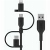 BELKIN BOOST CHARGE UNIV. CABLE 1,2M LIGHTN./MICRO/USB-C - USB-A