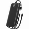 POWER BANK FONENG PX106 22.5W 10000MAH WITH 3 BUILT-IN CABLES BLACK
