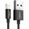 UGREEN 80823 USB-A TO LIGHTNING CABLE 18W 2.4A 2M BLACK