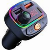 OSIO OFT-4265BT BLUETOOTH FM TRANSMITTER ΑΥΤΟΚΙΝΗΤΟΥ ΜΕ 1ΧUSB-A + 1ΧUSB-C ΜΑΥΡΟ