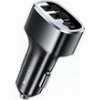 YESIDO Y47 CAR CHARGER 49W 3A 2 X USB-A - 1 X USB-C BLACK