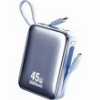 POWER BANK 20000MAH PD 45W WK WP-50 2 PORTS WITH CABLE USB-C/LIGHTNING BLUE