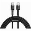 BASEUS CAFULE 60W 3A TYPE-C TO TYPE-C CABLE 2M 3-PACK BLACK GREY