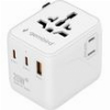 GEMBIRD UNIVERSAL TRAVEL POWER ADAPTER 20 W WHITE
