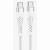 LAMTECH HQ UNBREAKABLE CABLE TYPE-C TO TYPE-C WHITE 1M LAM112747