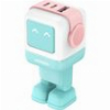 UGREEN WALL CHARGER CD361 UNO 65W 3.25A 1 X USB-A + 2 X TYPE-C CYAN