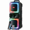 XO F55 BOAT ΦΟΡΗΤΟ TWS ΗΧΕΙΟ BLUETOOTH ΜΕ ΑΣΥΡΜΑΤΟ ΜΙΚΡΟΦΩΝΟ ΤΗΛΕΧΕΙΡΙΣΤΗΡΙΟ ΚΑΙ RGB ΦΩΤΙΣΜΟ 20W