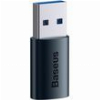 BASEUS INGENUITY USB-A TO TYPE-C ADAPTER BLUE