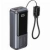 ENERGENIE 20W COMPACT FAST CHARGING POWERBANK WITH LCD DISPLAY 10000 MAH SPACE GREY PB10-PD20-LCD-0