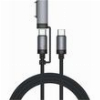 4SMARTS MAGSAFE 3 ADAPTER + TYPE-C CABLE COMBO CORD 100W 2M BLACK