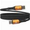 USB 2.0 CABLE HAMMER MAGNETIC BRAIDED USB C TO USB C 100W 1M BLACK
