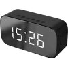 SETTY BLUETOOTH SPEAKER MIRROR CLOCK GB-200 BLACK