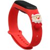 STRAP XIAOMI MI BAND 3/ MI BAND 4 XMAS SANTA RED BULK