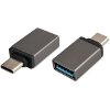 4SMARTS ADAPTER USB-C TO USB-A SET OF 2 PIECES GREY