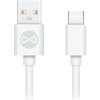 FOREVER CABLE USB - USB-C 1,0 M 3A WHITE