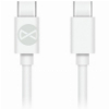 FOREVER CABLE USB-C - USB-C 1,0 M 3A WHITE