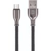 FOREVER TORNADO MICRO-USB CABLE 1M 3A BLACK