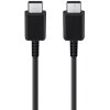 SAMSUNG CABLE 3A TYPE-C TO TYPE-C 1M EP-DA705BB 25WATT BULK BLACK
