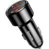 BASEUS CAR CHARGER BASEUS CAR CHARGER MAGIC PPS QC 3.0+ 2X USB 45W BLACK