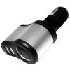 LOGILINK PA0131 3-IN-1 USB CAR CHARGER 2X USB 5V/2.1A + 1X LIGHTER BLACK/SILVER