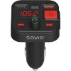 SAVIO TR-15 FM TRANSMITTER WITH BLUETOOTH AND PD CHARGER