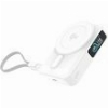 MOBILE ORIGIN 10000 MAH QI2 TFT DISPLAY SEMI-SOLID POWERBANK PB19 USB-C CABLE WHITE