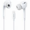 EARPHONE LIGHTNING WK YB10 PLUG & PLAY WHITE