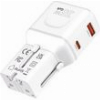 MOBILE ORIGIN 35W TRAVEL ADAPTER EU/US/UK/AU PW25 WHITE