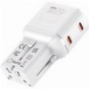 MOBILE ORIGIN 45W TRAVEL ADAPTER EU/US/UK/AU PW26 WHITE