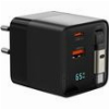 MOBILE ORIGIN 65W GAN DISPLAY CHARGER PW2 USB-C SELF-RETRACTING CABLE + USB-C + USB-A