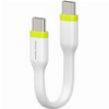 MOBILE ORIGIN COMPACT CABLE USB-C TO USB-C WHITE