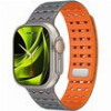 MOBILE ORIGIN MAGNETIC STRAP GREY/ORANGE APPLE WATCH 49MM/46MM/45MM/44MM