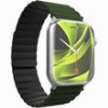 MOBILE ORIGIN MAGNETIC STRAP II GREEN/BLACK APPLE WATCH 49MM/46MM/45MM/44MM