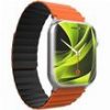 MOBILE ORIGIN MAGNETIC STRAP II ORANGE/BLACK APPLE WATCH 49MM/46MM/45MM/44MM