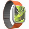 MOBILE ORIGIN MAGNETIC STRAP II ORANGE/GREY APPLE WATCH 49MM/46MM/45MM/44MM