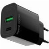 MOBILE ORIGIN PD20W WALL CHARGER MO12 BLACK 1 USB-A + 1 USB-C