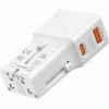 MOBILE ORIGIN TRAVEL ADAPTER 25W EU/US/UK/AU WHITE