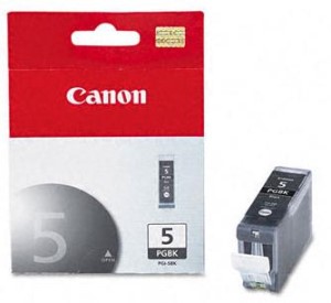 ΓΝΗΣΙΟ ΜΕΛΑΝΙ CANON ΜΑΥΡΟ (BLACK PIGMENT) ΜΕ OEM: PGI-5BK