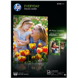 ΓΝΗΣΙΟ ΧΑΡΤΙ HEWLETT PACKARD A4 ΕVERYDAY PHOTO SEMI - GLOSSY PAPER 25 ΦΥΛΛΑ ΜΕ OEM: Q5451A