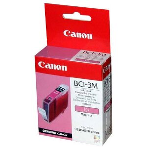 ΓΝΗΣΙΟ ΜΕΛΑΝΙ CANON MAGENTA ΜΕ OEM: BCI-3M