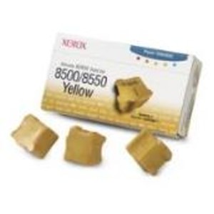 ΓΝΗΣΙΟ ΜΕΛΑΝΙ XEROX TEKTRONIX ΚΙΤΡΙΝΟ (YELLOW) ΜΕ OEM : 108R00671 3 STICKS