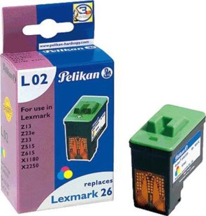 PELIKAN 7346339 ΣΥΜΒΑΤΟ ΜΕ LEXMARK 10N0026 ΜΕΛΑΝΙ ΤΡΙΧΡΩΜΟ