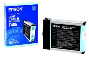 ΓΝΗΣΙΟ ΜΕΛΑΝΙ EPSON LIGHT CYAN ΜΕ OEM T485011